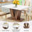 47" Wooden Dining Table Farmhouse Kitchen Table for 4-6-1995242891-1995242901