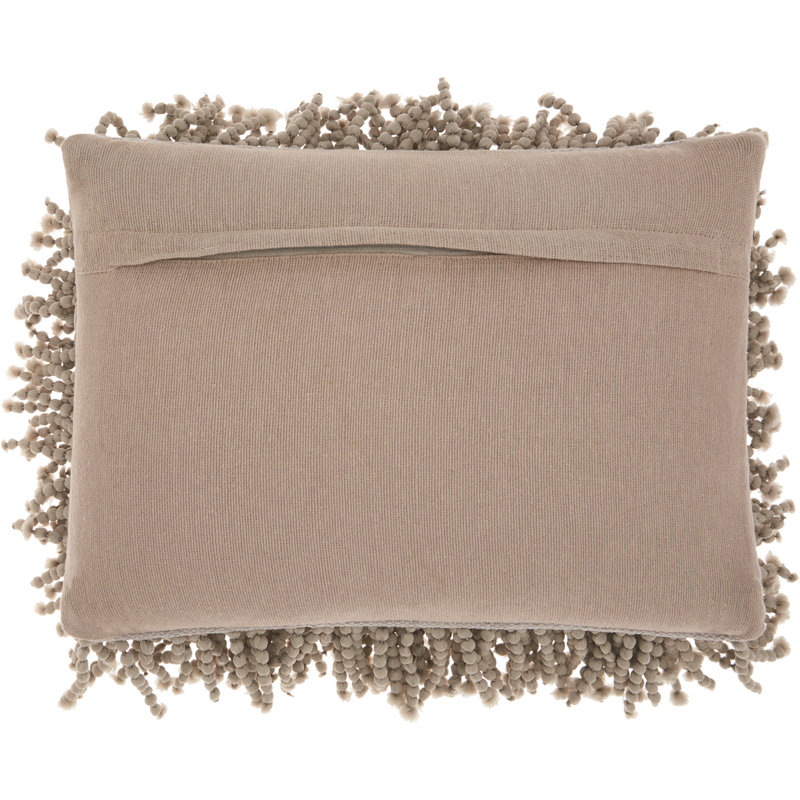 Dwyn Lumbar Pillow, Silver