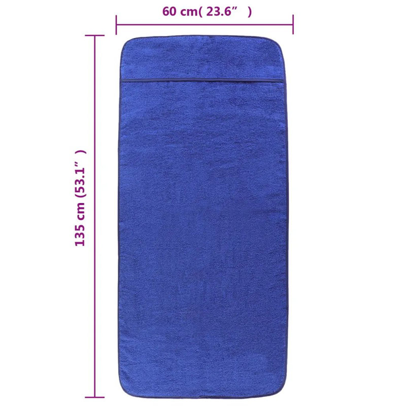 Lycke Beach Towel, Royal Blue