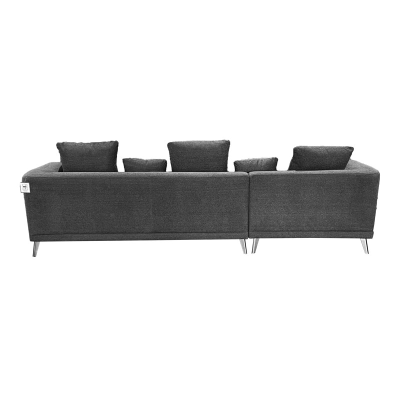 5 Seater Fabric Sofa, Grey