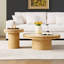 MDF Round Coffee Table Set Of 2-2057702745