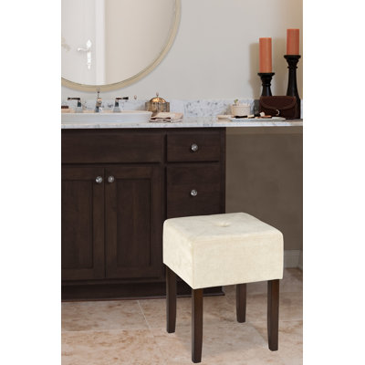 Solid + Manufactured Wood Accent Stool