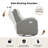 Siru 30.3'' Faux Leather Swivel Reclier Chair-784211016