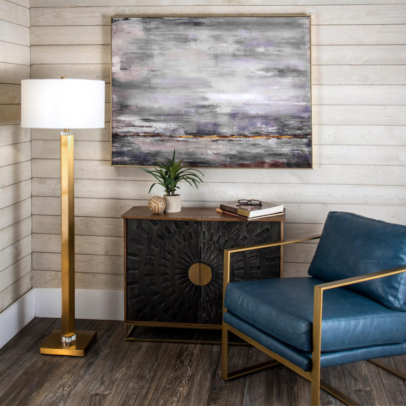 60'' Brass Traditional Floor Lamp