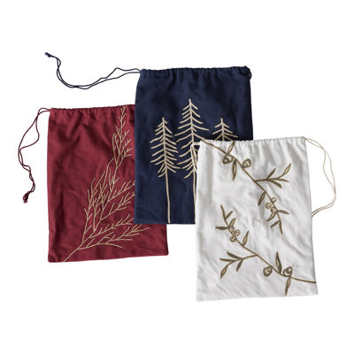 Sacs-cadeaux grenat 12 po x 0,25 po x 15,75 po