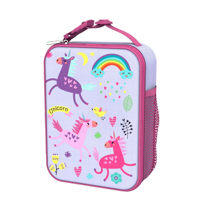 Food Storage Container, Pink Unicorns