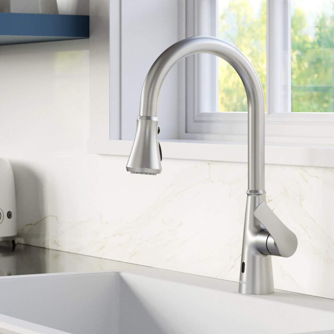 Karran Kadoma Single Handle Touchless Pull-Down Sprayer Kitchen Faucet Karran 