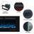 Gidney Black Electric Fireplace-1656266855