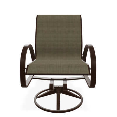 Aruba II Sling Aluminum Frame Swivel Rocker