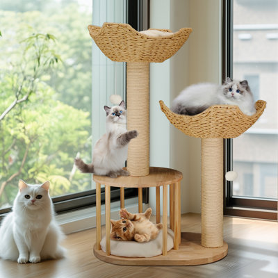 Alodie 99 cm H Cat Tree / Condo