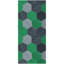 Hex Geometric Area Rug in Green/Gray/Black-69722421