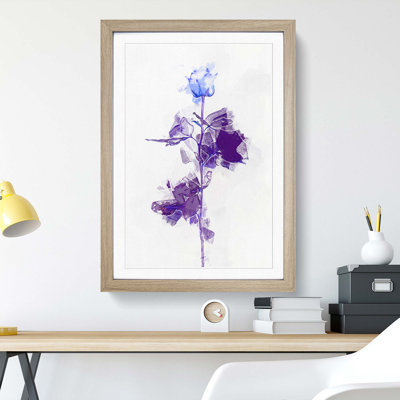 Vision of a Rose in Abstract - Picture Frame Graphic Art Print