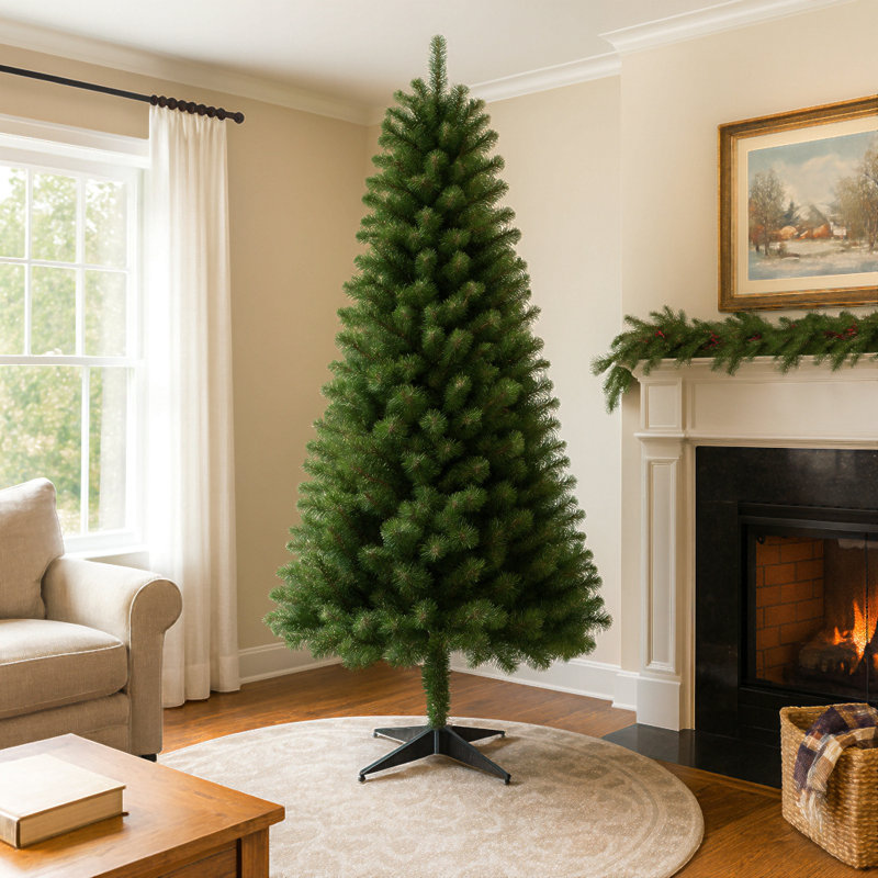 Arbre de Noël artificiel à charnières, 6'