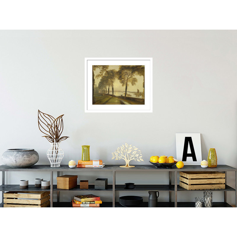 «Mortlake Terrace» par Joseph Mallord William Turner, impression giclée sur cadre, H 23,5 po x l 29,08 po