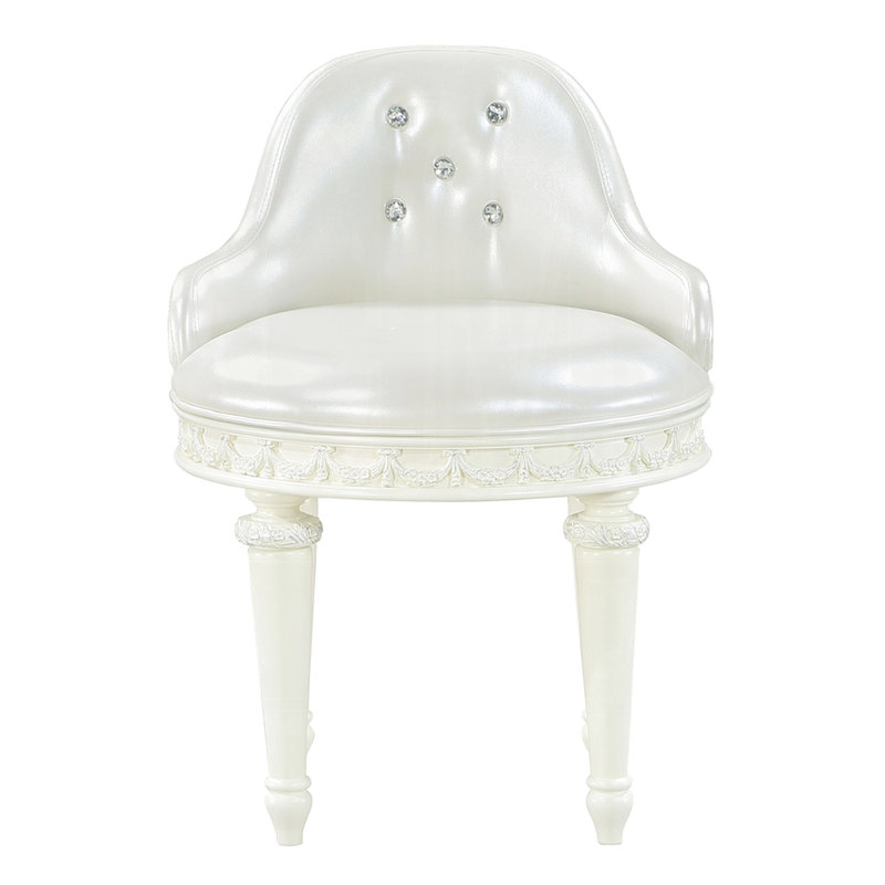 Chaise de coiffeuse pivotante Chic - Design élégant et siège confortable avec base en mousse rembourrée pour plus de confort