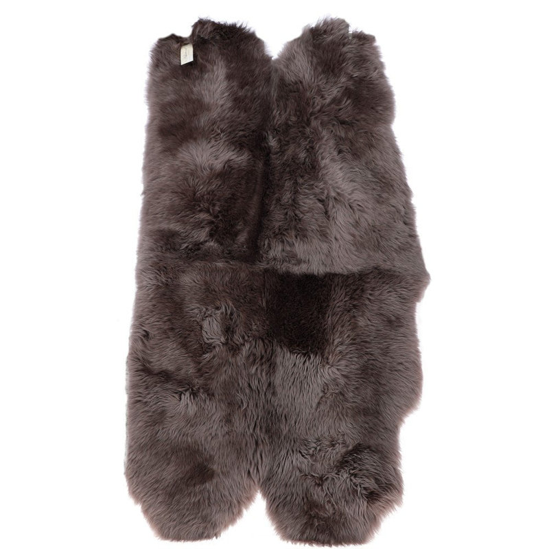 Quad Australian Sheepskin Rug Mink