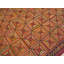 Tapis crocheté en laine antique American Hooked