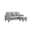 Odelin 3 Seater Fabric Corner Sofa -596464171