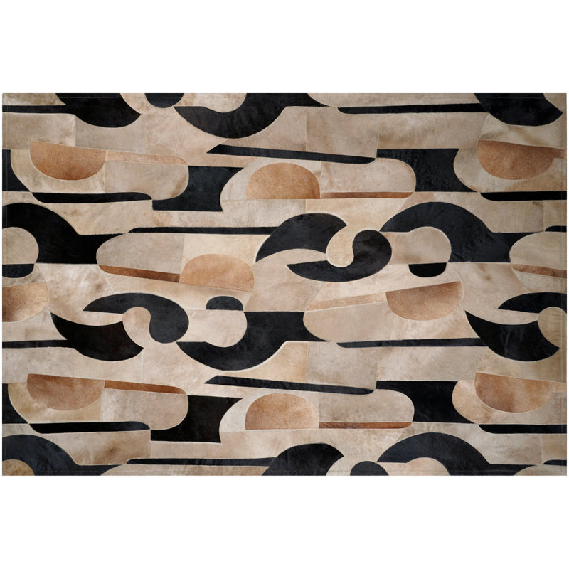 Tapis rectangulaire en béton - Taupe, Rectangle 5' x 8'