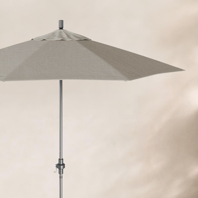 Parasol de marché 108 po Lowri Bronte, Toile granit Sunbrella®