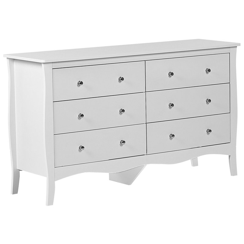 Ottilie 6 Drawer Chest, White