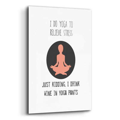 " Wine And Yoga " by Jan Weiss