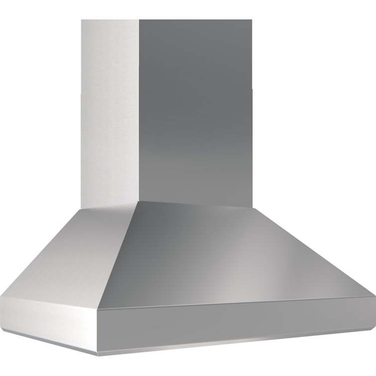 Pro 42" 750 CFM Ducted Wall Mount Range Hood in Silver with Nightlight