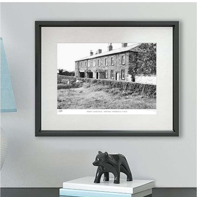 Port Carlisle, Irving Terrace C1965 - Single Picture Frame Print, 28cm H x 36cm W x 2.3cm D