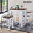 3 Pieces Counter Set Storage Space For Small Space Modern Farmhouse Design Retro Design