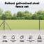 Euro Fence With 13 Flanged Posts Galvanised Steel-473395177-473395189
