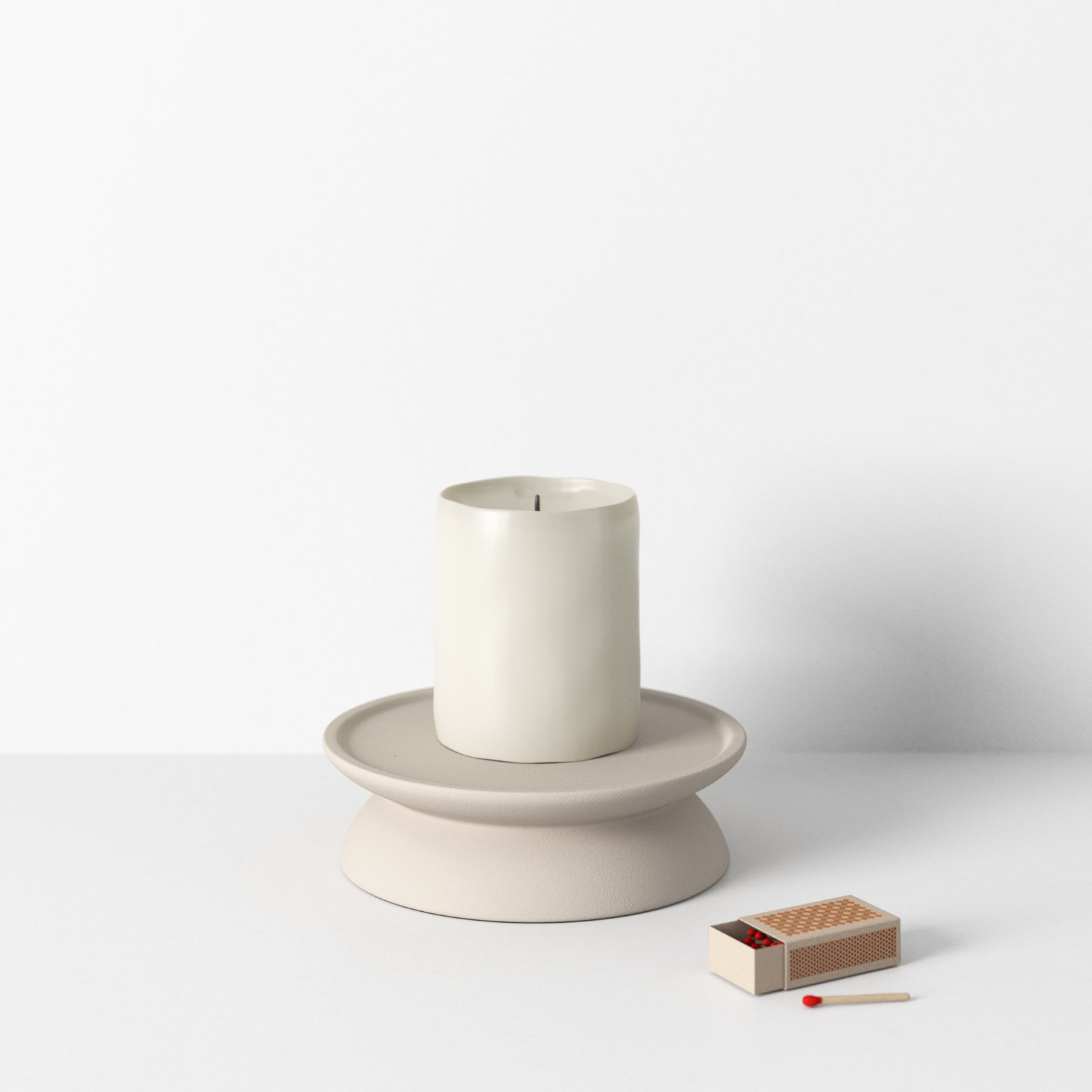 Sue 3" Ceramic Tabletop Dish Holder