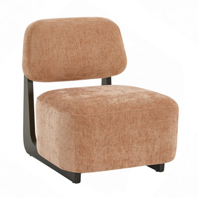 Modern Accent Chair With Solid Wood Frame