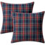 Housses de coussin de Noël écossais tartan écossais 16 x 16 bleu-138513879