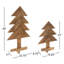 Ensemble de 2 bois de pin rustique