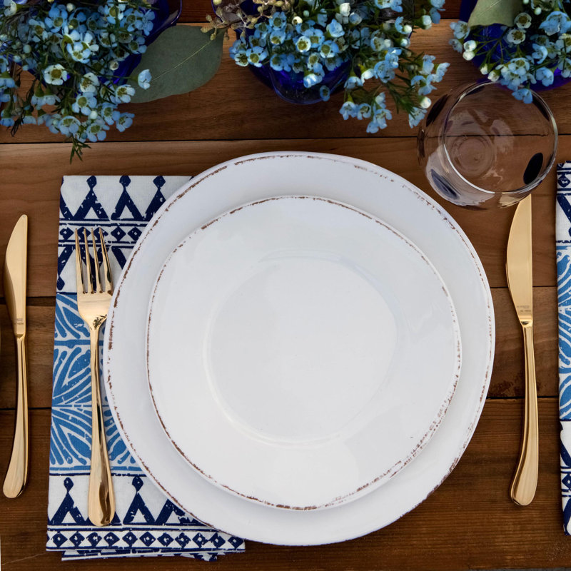 Melamine Lastra Handmade Melamine Salad/Dessert Plate