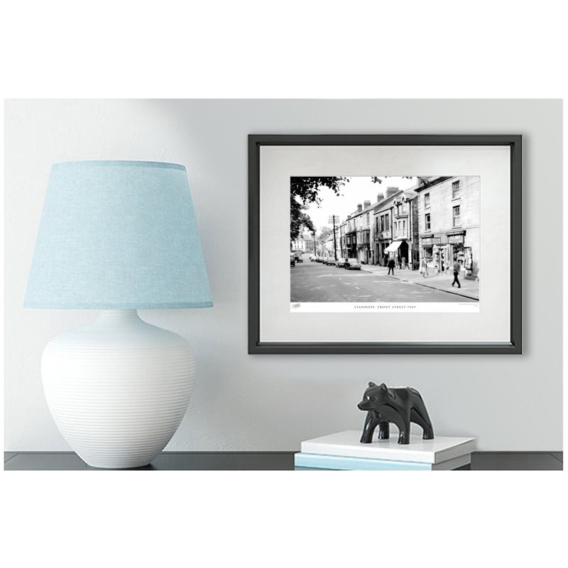 Stanhope, Front Street 1969 by Francis Frith - Single Picture Frame Print, 28cm H x 36cm W x 2.3cm D