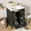 Meuble-lavabo moderne avec lavabo en céramique-601508722