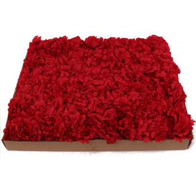 Pot de fleurs en soie