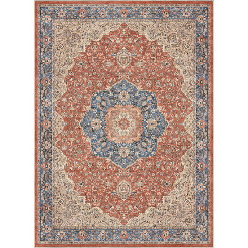 Espy Brussels Vintage Oriental Area Rug, Rectangle 6' x 9'