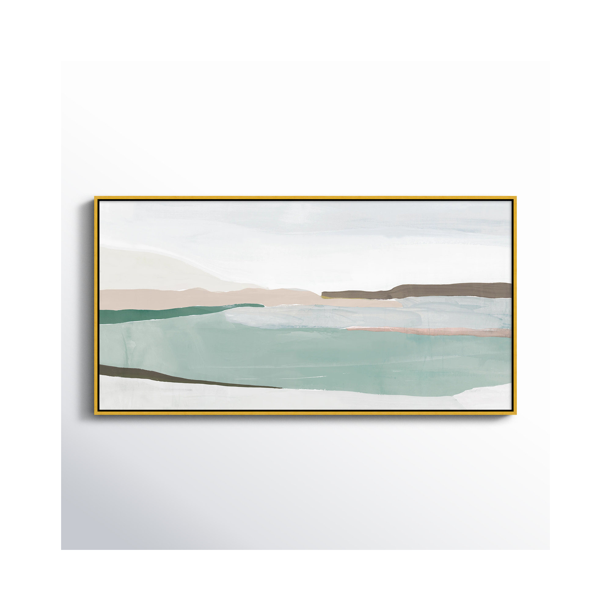 Sole Of The Land II, Gold, 21.5" H x 41.5" W x 2" D