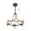 Dahlia 28-in Urban Bronze dimmable LED Chandelier-797214280