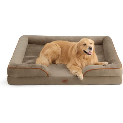 Deonnie Orthopedic Faux Fur Pet Bed