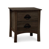 Berkeley 2 - Drawer Solid Wood Nightstand