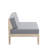 Deloris Acacia Outdoor 30" Armless Chair with Cushions-740111847