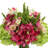 Hydrangea, Ranunculus, and Cherry Blossom Floral Arrangement in Vase-338447823