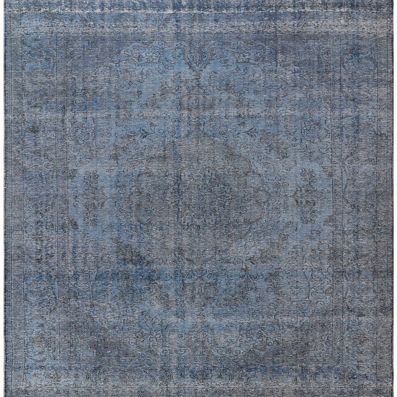 Tapis 100% Mid-Century moderne lavable à la machine 2242, Carré 5 pi