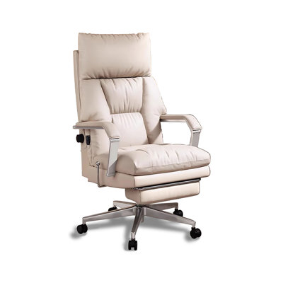 Simple Leather & Metal Multi-Function Office Chair