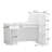 Gurtha L-Shaped Manufactured Wood Reception Desk