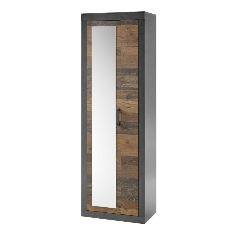 Taurine 2 Door Solid + Manufactured Wood Wardrobe