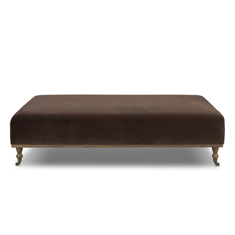 Harlin Cocktail Ottoman-Surrey Cocoa